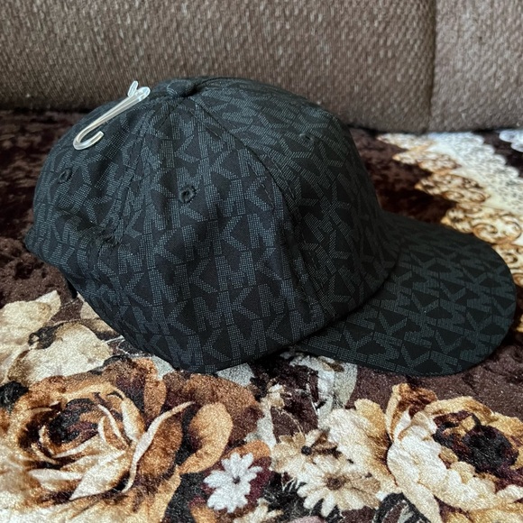 MICHAEL KORS Signature Logo Stretch Cotton Adjustable Baseball Hat NWT One Size main image 11